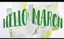 Hello March Plan with Me \\ Scribble Prints Co \\ Erin Condren Vertical