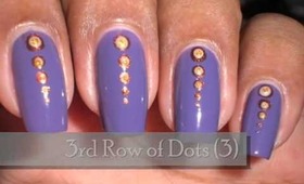 2 - Simple Nail Art Pictorial (Dots in a Row)