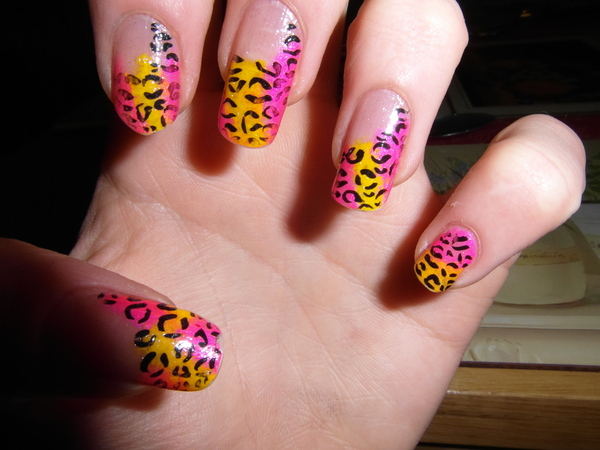 Leopard Acrylic Nails Pictures, Photos, and Images for Facebook, Tumblr,  Pinterest, and Twitter