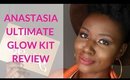 Anastasia Ultimate Glow Kit Review+ Swatches on Dark Skin Worth it or Nah