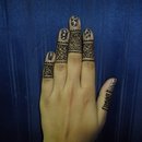 Henna & Leopard Nails