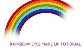 RAINBOW EYES MAKE UP TUTORIAL