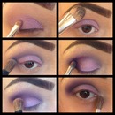 Purple smokey eye pictorial 