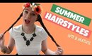 5 Easy and Cute Hairstyles for Summer!