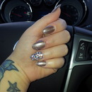 my first stiletto nails.