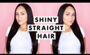 How to Get Shiny Straight Hair | Luxy Hair