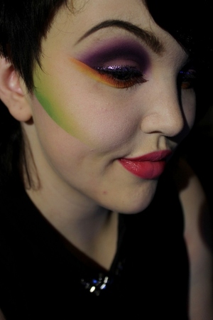 decided to bring out the crazy colours again after an autumn overload!