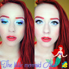 Halloween makeup - Ariel, little mermaid 