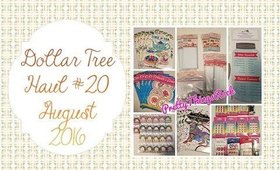 Dollar Tree Haul | #29 August 2016 | PrettyThingsRock