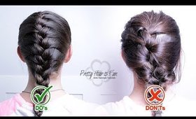 HOW TO GET THE PERFECT FRENCH BRAID! FRENCH BRAID DO'S & DON'TS