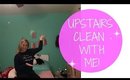 Speed Cleaning the Upstairs of My House | Kids Help Clean | Clean the Upstairs With Me