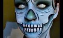 Halloween Series 2015: Cartoon Zombie/Skeleton Face Paint Tutorial