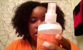 Shea Moisture Hold and Shine spray Review