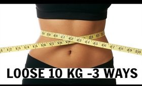 How To Lose 10 KG WEIGHT | 3 Simple Weightloss Tips | SuperPrincessjo