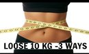 How To Lose 10 KG WEIGHT | 3 Simple Weightloss Tips | SuperPrincessjo