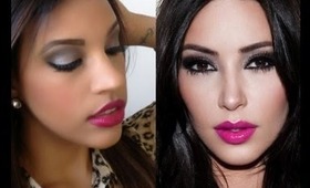 Shocking Pink Makeup Tutorial (Kim Kardashian Inspired)