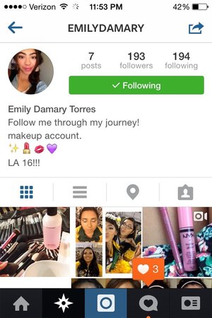 Hello, everyone! I really love & enjoy doing makeup for people & on my self, ever since I was little 🙈 & really hope to grow as an artist & go big one day! So if you can please take a look at my IG page & follow I would really appreciate it.💓 (I follow back) thank you sm. Xoxo -Emilydamary 