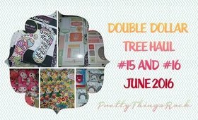 Dollar Tree Haul | #15 and #16 June 2016 | PrettyThingsRock