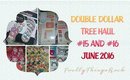 Dollar Tree Haul | #15 and #16 June 2016 | PrettyThingsRock