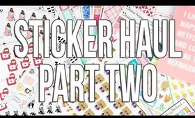 Etsy Planner Sticker Haul | Part Two | Planner Penguin, Miscellany Boulevard, Fox and Pip