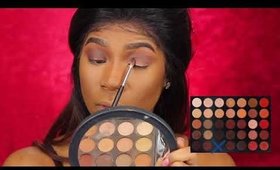 Bold Valentine's Day Look | Morphe 35O | Bobbi Brown Cool Golden