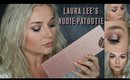 Laura Lee LA Nudie Patootie Palette Tutorial | Smokey Halo Eye shadow Tutorial | Alyssa Marie