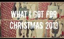 What I Got For Christmas 2013 | heartandseoulx |