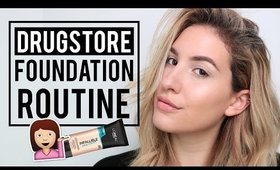 DRUGSTORE Foundation Routine For GLOWY Skin | Jamie Paige