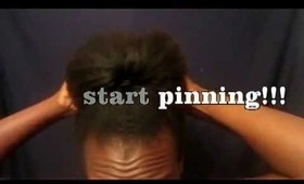 Natural Hair: Protective Style Challenge Week 2. Bun it Big Baby!!!