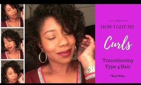 How I Got These Curls | Twist Out N Bantu Knots on Transitioning Hair | #KaysWays