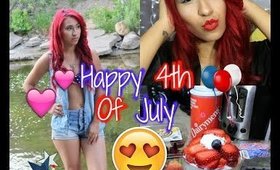 Last Minute 4th of July Outfit, Makeup & Snack ! || Uniquelyzullyxo