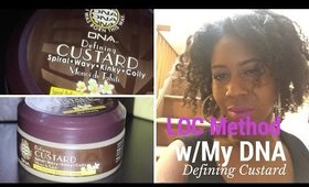 LOC Chunky Twistout w/ My DNA Defining Custard | Relaxed / Texlaxed Hair