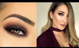 Burgundy Smokey Eye | Urban Decay Naked Heat Palette