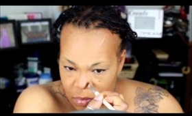 Demo and Review of Black Opal foundation, oil blocking loose powder and mineral powder