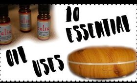 ESSENTIAL OIL USES! ESSENTIAL OIL DIFFUSER REVIEW!