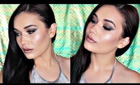 Matte Smokey Eye + Metallic Lips & Skin | #TBT Kat Von D Shade + Light