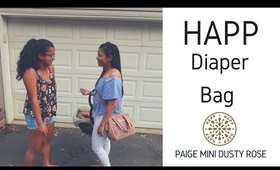 HAPP Brand Diaper Bag Review | Paige Mini
