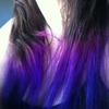 Purple dip dye