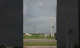 Rainbow sighting on camera