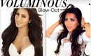 ★KIM KARDASHIAN VOLUMINOUS BLOW-OUT TUTORIAL | PROM HAIRSTYLES | HOW TO BLOW DRY HAIR | GIVEAWAY