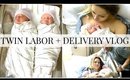 Twin Labor + Delivery Vlog | Kendra Atkins