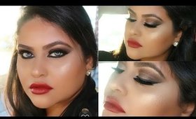 NEW YEARS EVE GLAM MAKEUP! 2015