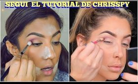 TRATE de SEGUIR el TUTORIAL de CHRISSPY / I tried following a CHRISSPY | auroramakeup