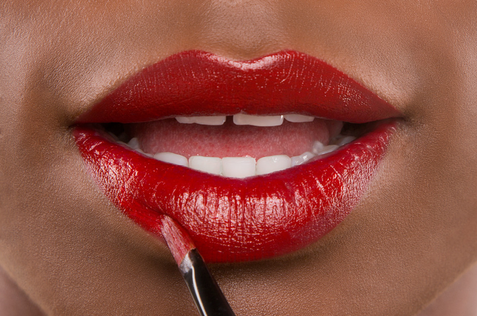 TATTY DEVINE Dental Bling Red Glitter Lips Make-up Cl… - Gem