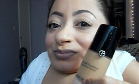 GIORGIO ARMANI LUMINOUS SILK FOUNDATION REVIEW