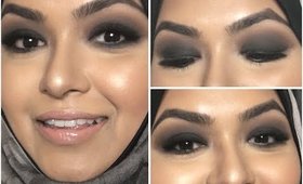 স্মোকি মেকআপ লুক | Hooded Eyes Smokey Eyeshadow in Bengali