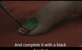 ONE MINUTE NAIL ART tutorial!!! nail design tutorials- easy nail art for short nails- beginners