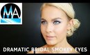 DRAMATIC SMOKEY EYES for Dry Skin Brides Makeup Tutorial Pt 4 Eyeshadow - mathias4makeup