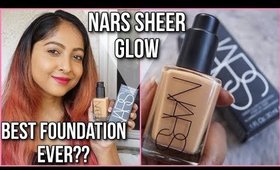 NARS SHEER GLOW FOUNDATION REVIEW | MOST LOVED FOUNDATION by Beauty Gurus?? | Stacey Castanha