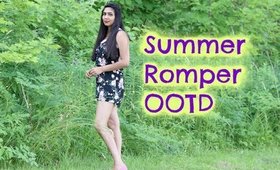 Floral Romper/Playsuit Outfit for Summer (Short Jumpsuit)